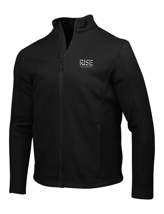 OGIO Blacktop Grit Fleece Jacket w/Rise Residential Logo