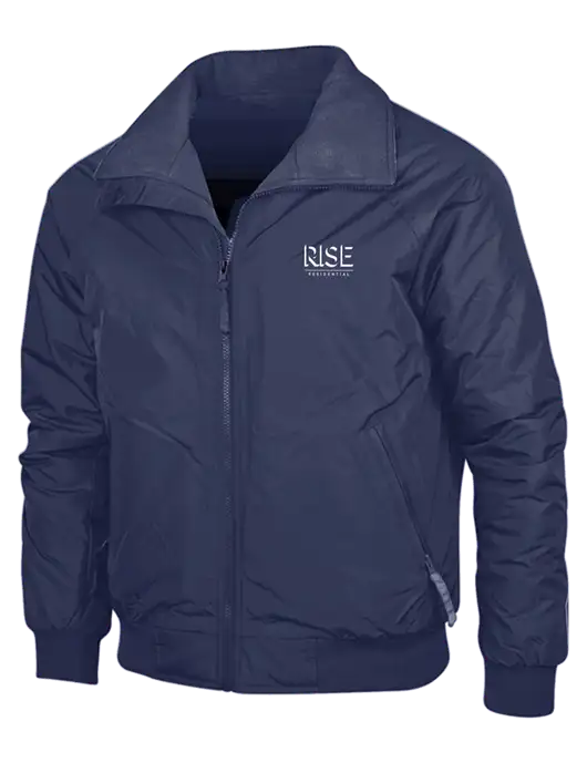 Navy/Navy Classic Challenger Jacket w/Rise Residential Logo